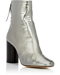 Isabel Marant Grover Wrinkled Leather Ankle Boots