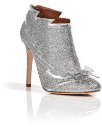 Laurence Dacade Leather Ankle Boots In Silver