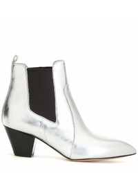 Marc Jacobs Lou Metallic Leather Ankle Boots