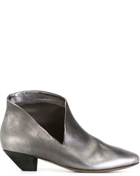 Marsèll Metallic Cut Out Ankle Boots