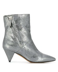 The Seller Pointed Metallic Sheen Boots