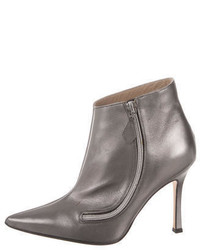 Manolo Blahnik Pointed Toe Ankle Boots