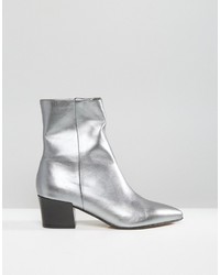Asos Retsella Leather Ankle Boots