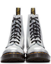 Dr. Martens Silver Eight Eye Pascal Boots