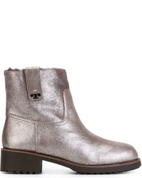 Tory Burch Metallic Ankle Boots