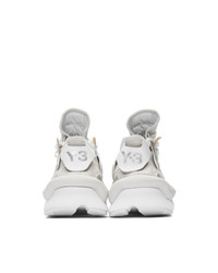 Y-3 Silver Kaiwa Sneakers