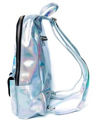 ChicNova Laser Silver Japanese Preppy Style Shiny Backpack
