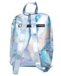 ChicNova Laser Silver Japanese Preppy Style Shiny Backpack
