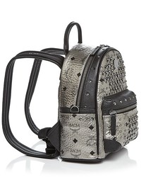 MCM Diamond Visetos Metallic Mini Backpack