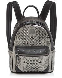 MCM Diamond Visetos Metallic Mini Backpack
