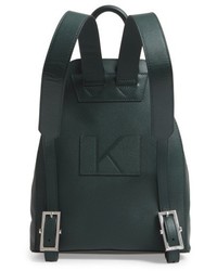 Koenji Leather Backpack Metallic