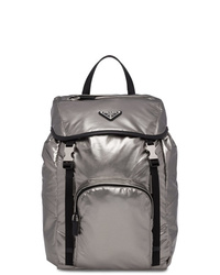 Prada Laminated Logo Backpack