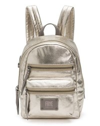 Frye Mini Ivy Metallic Nylon Backpack