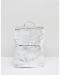 Asos Mini Leather Drawstring Backpack