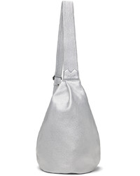 Yohji Yamamoto Silver Medium Y Messenger Bag