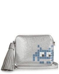 Anya Hindmarch Space Invaders Leather Cross Body Bag