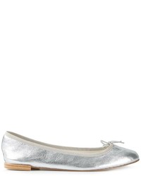 Repetto Metallic Bow Ballerinas