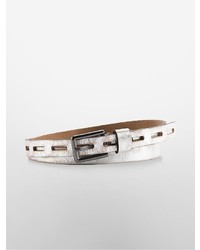 Calvin Klein Perforated Strap Leather Belt