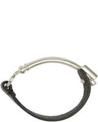 Maison Margiela Silver Black Key Bracelet