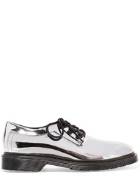 MM6 MAISON MARGIELA Mirrored Leather Brogues Silver