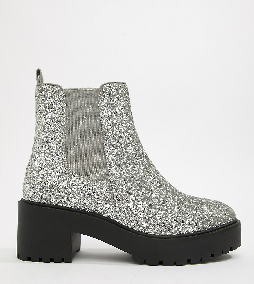 chelsea boots glitter