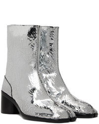Maison Margiela Silver Tabi Mirror Boots