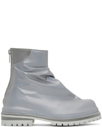 424 Silver Zip Boots