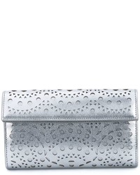 Alaia Alaa Laser Cut Leather Pouch