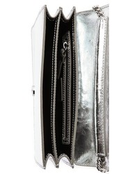 MCQ Alexander Ueen Metallic Simple Fold Cross Body Bag