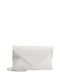 AllSaints Glitz Leather Envelope Clutch