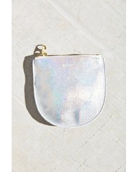 Baggu Small Leather Zip Pouch