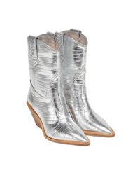 Fendi Pointed Toe Cowboy Booties