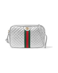 Gucci Metallic Quilted Leather Shoulder Bag
