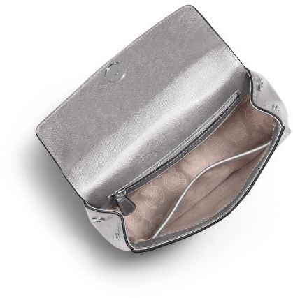 Michael Kors Ava Extra-small Saffiano Leather Crossbody Bag in Grey