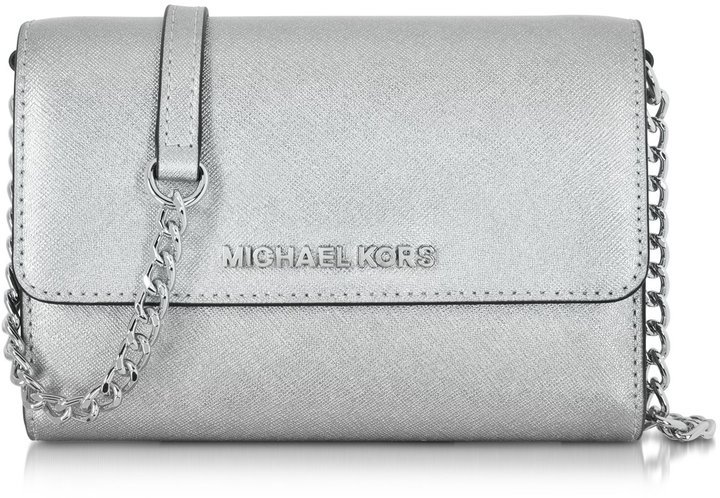 Michael Kors - Jet Set Travel Large Saffiano Leather Tote Grey