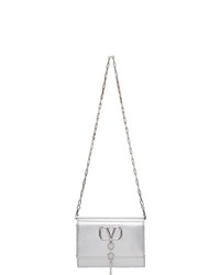 Valentino Silver Garavani Vcase Crossbody Bag