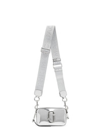 Marc Jacobs Silver Small Mirrored Snapshot Camera Bag