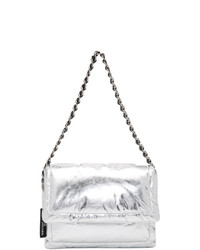 Marc Jacobs Silver The Metallic Pillow Bag
