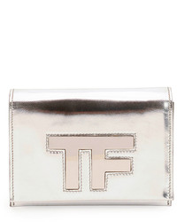 Tom Ford Small Tf Chain Crossbody Bag Silver