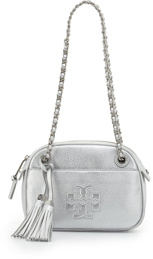 Tory Burch Thea Chain Strap Crossbody Bag Silver | Where to buy & how ...