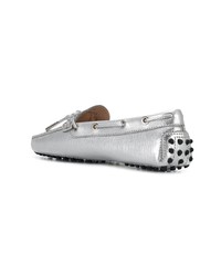 Tod's Rubber Embellished Flat Loafers