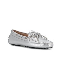 Tod's Rubber Embellished Flat Loafers