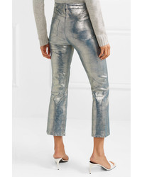 J Brand's New Foiled Snake Leather Pants - THE JEANS BLOG