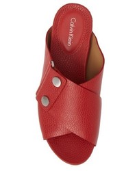 Calvin Klein Pamice Cross Strap Sandal