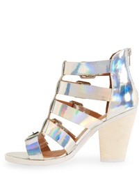 Aeropostale Rebels Metallic Gladiator Heel