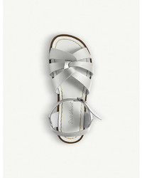 Office Salt Water Leather Sandals