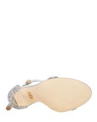 Chiara Ferragni 90mm Glitter Metallic Leather Sandals