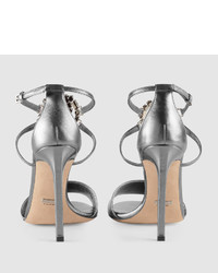 Gucci Gg Sparkling Leather Sandal
