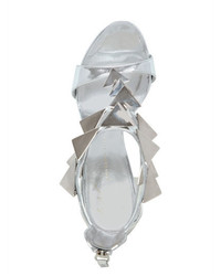 Giuseppe Zanotti Design 120mm Pyramid Mirror Leather Sandals