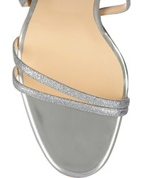 Christian Louboutin Gwynitta 100 Glitter Finished Leather Sandals